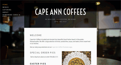 Desktop Screenshot of capeanncoffees.com