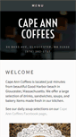Mobile Screenshot of capeanncoffees.com